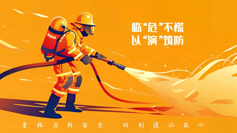 臨“?！辈换牛浴把荨敝镭テ占瘓F(tuán)開(kāi)展應(yīng)急疏散和消防滅火演練活動(dòng)